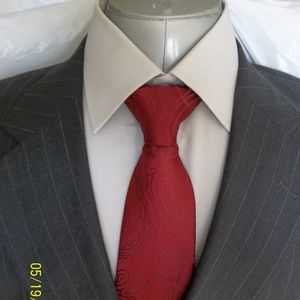 Caribe50- Brooks Brothers 346 Gray Pinstripe Suit